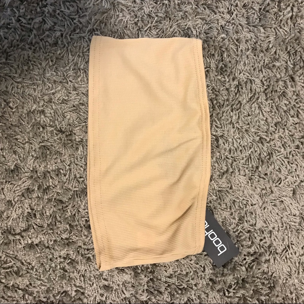 cropped bandeau top